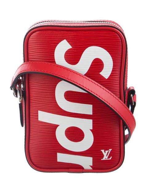 louis vuitton x supreme danube epi pm red replica|louis vuitton red bag.